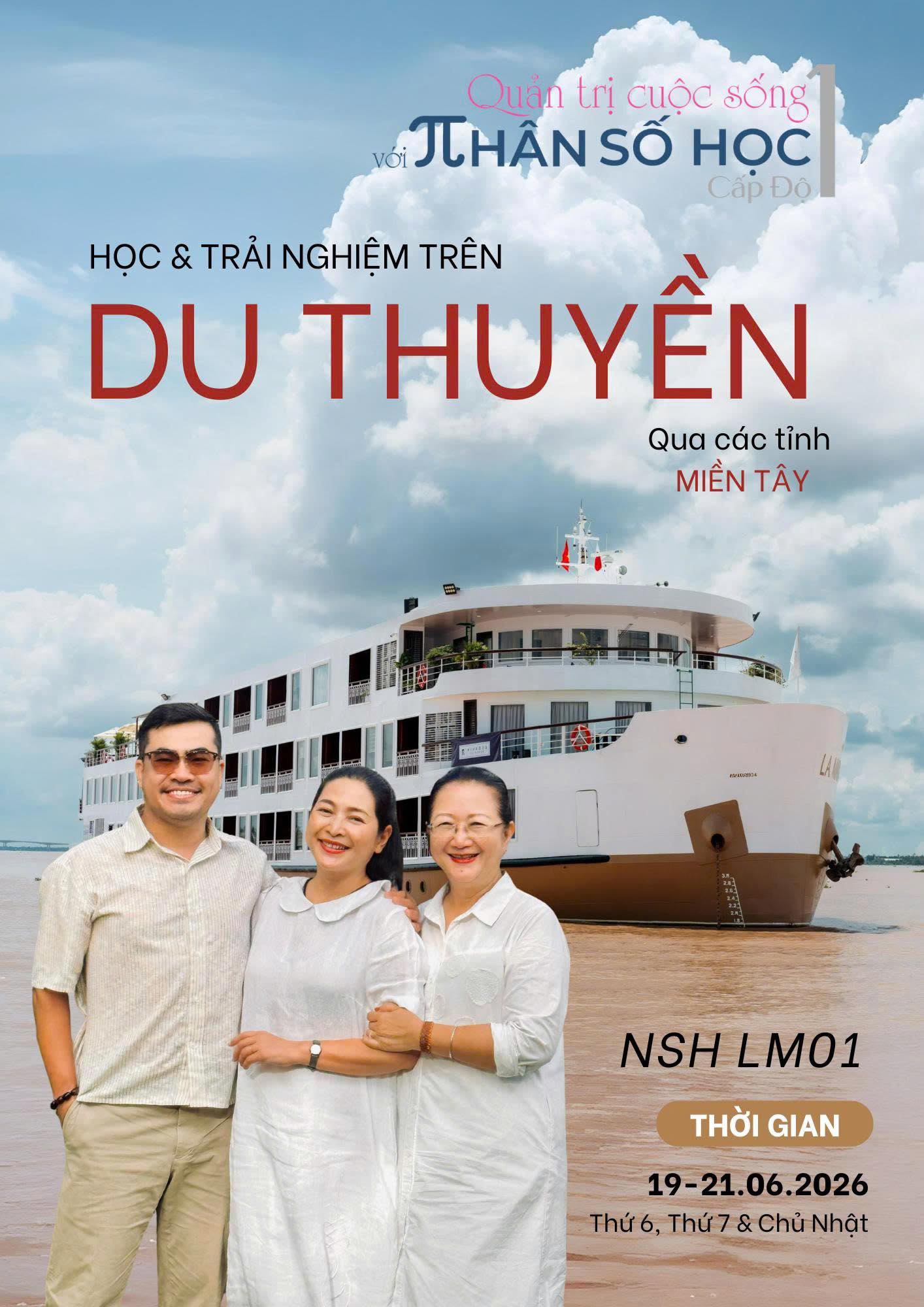 HỌC & TRẢI NGHIỆM TRÊN DU THUYỀN QUA CÁC TỈNH MIỀN TÂY DỌC DÀI SÔNG MEKONG (Tuyến SÀI GÒN – VĨNH LONG – BẾN TRE)   Where Time Slows Down, So You Can Savor the Beauty of the River (Nơi thời gian dường như chậm lại, để bạn có thể tận hưởng trọn vẹn vẻ đẹp của dòng sông).