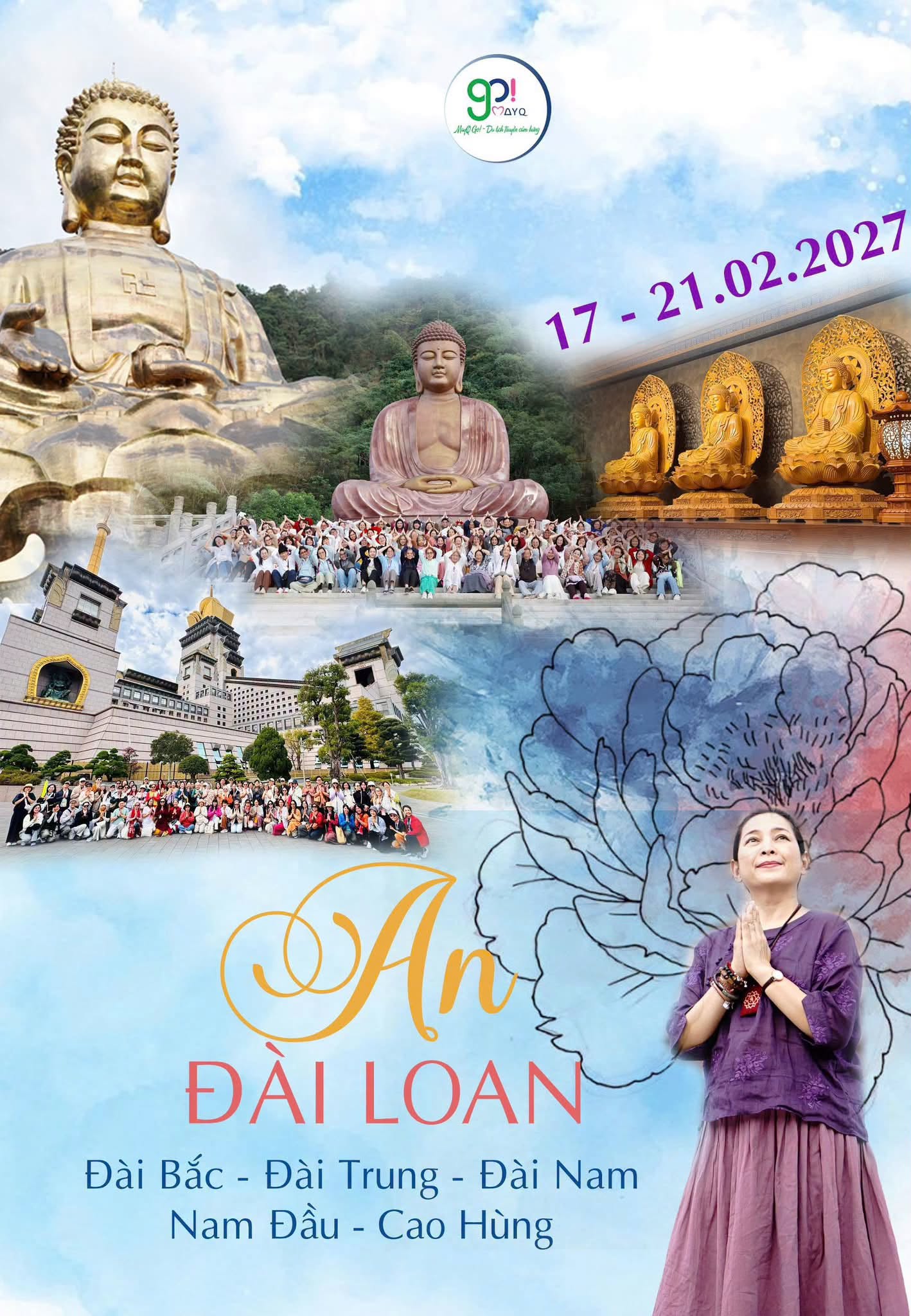 [Hành trình AN – Đài Loan 2027] HÀNH TRÌNH TRỞ LẠI ĐONG ĐẦY, TRỌN VẸN HƠN Thời gian: 17 – 21/02/2027